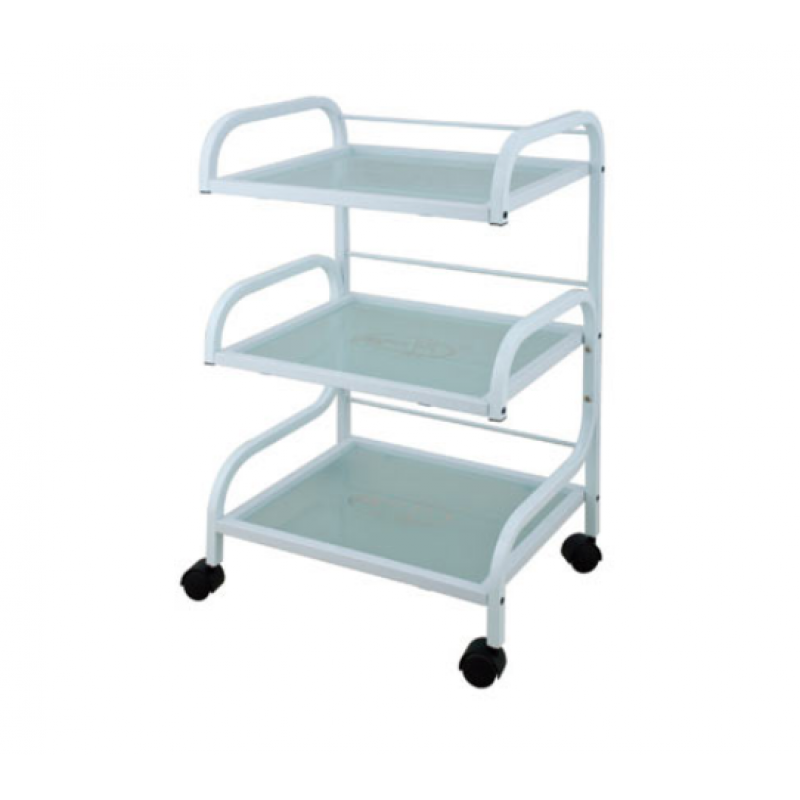 Столик косметолога (металл/стекло) TMprofi H03 Столик косметолога (металл/стекло) TMprofi H03