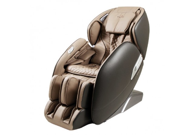 Массажное кресло нового поколения Casada AlphaSonic II Braintronics creme-brown