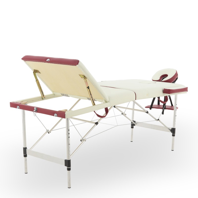 Массажный стол складной алюминиевый Med-Mos JFAL01A 3-х секционный NEW