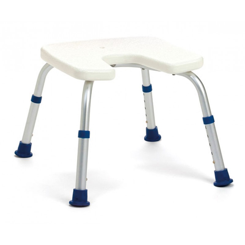 Стул-табурет для ванной и душа с вырезом Sidney