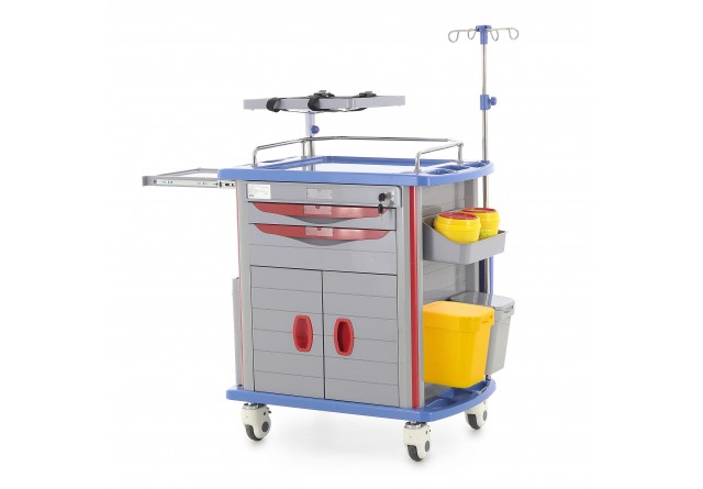 Тележка медицинская Med-Mos ЕТ850-02 ТМ-021АН-00
