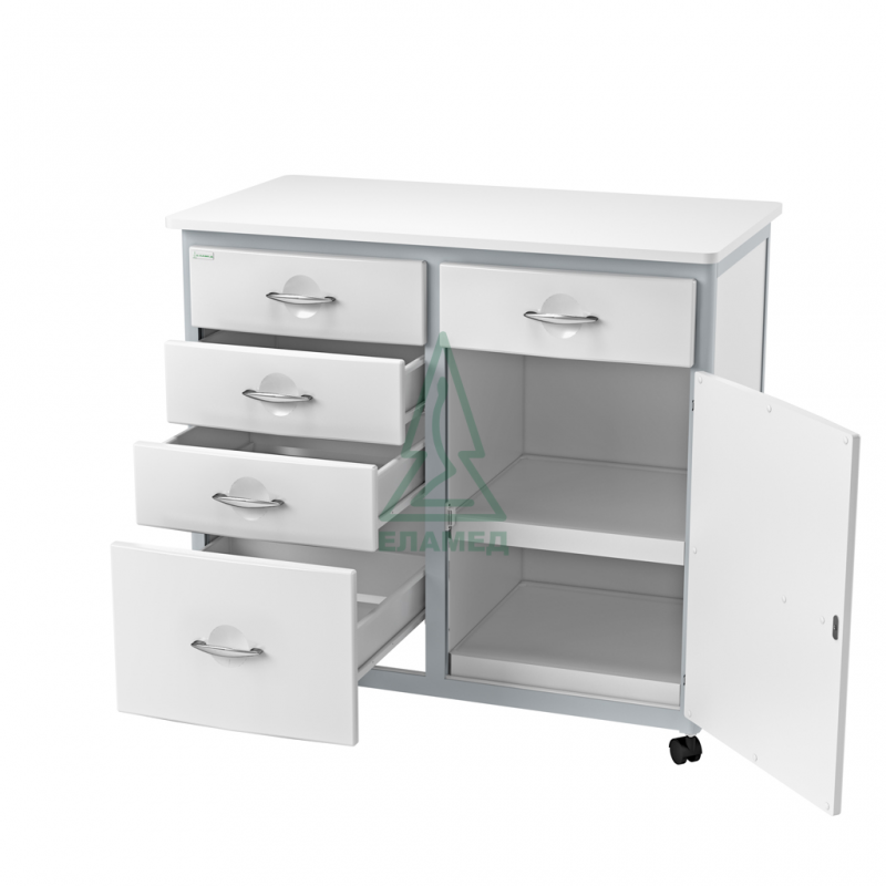 Тумба медицинская кабинетная ТМК-01(мод.1)