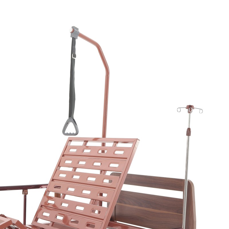 Кровать механическая Med-Mos E-8 (MM-2024Д-00) (2 функц) ЛДСП с полкой