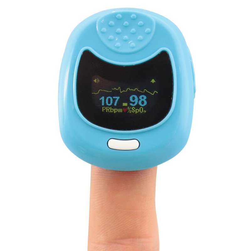 Пульсоксиметр Med-Mos CMS 50QB (Голубой)