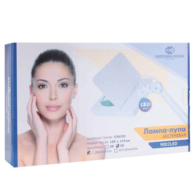 Лампа бестеневая (лампа-лупа) Med-Mos 9002LED (9008LED-D-189)