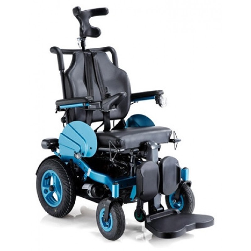 Кресло-коляска инвалидная вертикализатор с электроприводом и вертикализатором 