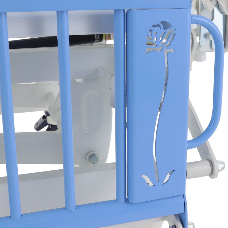 Кровать механическая подростковая Med-Mos DM-3434 (ABS) голубой