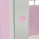 Кровать механическая подростковая Med-Mos DM-2218 (ABS) розовый