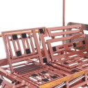 Кровать механическая Med-Mos YG-5 (ММ-5124Д-01) с боковым переворачиванием, туалетным устройством и функцией «кардиокресло»