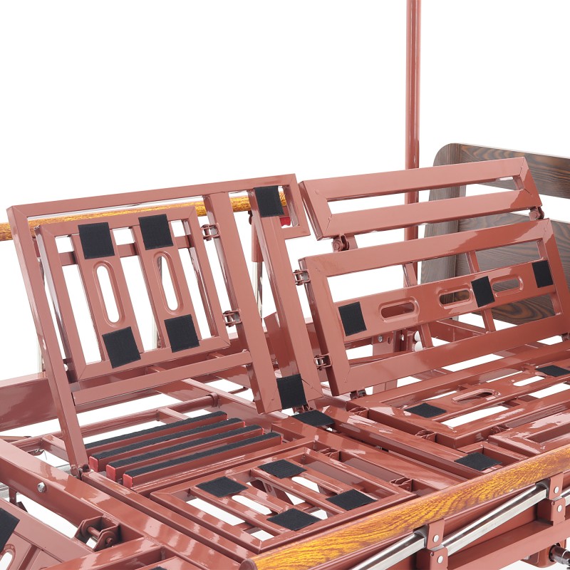 Кровать механическая Med-Mos YG-5 (ММ-5124Д-01) с боковым переворачиванием, туалетным устройством и функцией «кардиокресло»