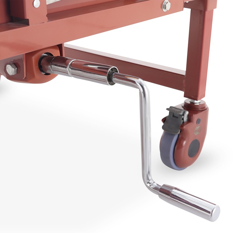 Кровать механическая Med-Mos YG-5 (ММ-5124Д-01) с боковым переворачиванием, туалетным устройством и функцией «кардиокресло»