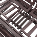 Кровать механическая Med-Mos E-45А (ЛДСП венге) ширина ложемента 120 см