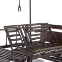 Кровать механическая Med-Mos E-45А (ЛДСП венге) ширина ложемента 120 см