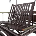 Кровать механическая Med-Mos E-45А (ЛДСП венге) ширина ложемента 120 см