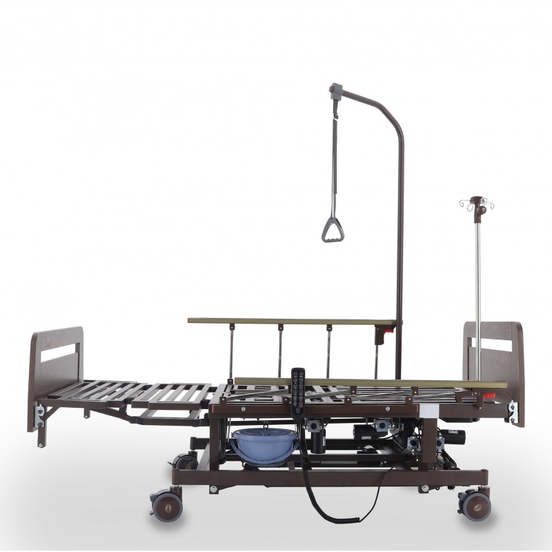 Кровать электрическая Med-Mos DB-11А (ЛДСП венге) с регулировкой высоты ложемента Кровать электрическая Med-Mos DB-11А (ЛДСП венге) с регулировкой высоты ложемента