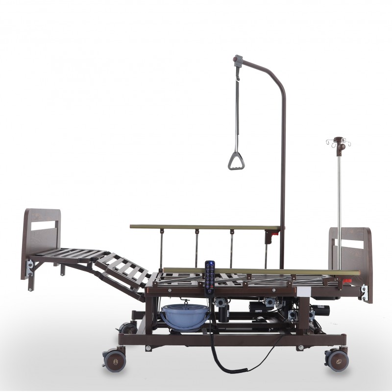 Кровать электрическая Med-Mos DB-11А (ЛДСП венге) с регулировкой высоты ложемента Кровать электрическая Med-Mos DB-11А (ЛДСП венге) с регулировкой высоты ложемента