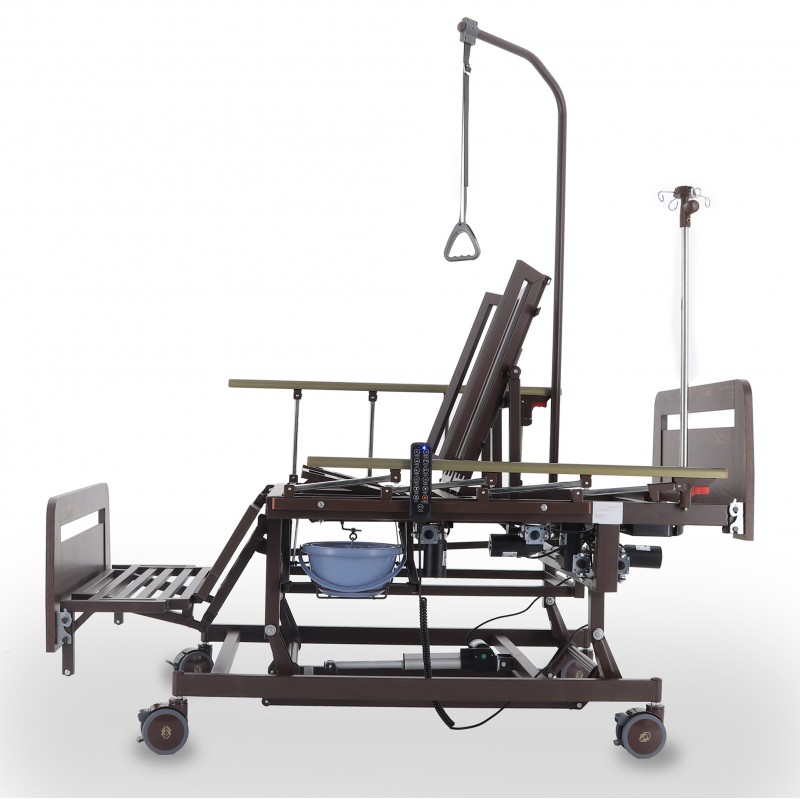 Кровать электрическая Med-Mos DB-11А (ЛДСП венге) с регулировкой высоты ложемента Кровать электрическая Med-Mos DB-11А (ЛДСП венге) с регулировкой высоты ложемента