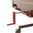 Кровать механическая Med-Mos Е-31 (ЛДСП коричневый) Кровать механическая Med-Mos Е-31 (ЛДСП коричневый)