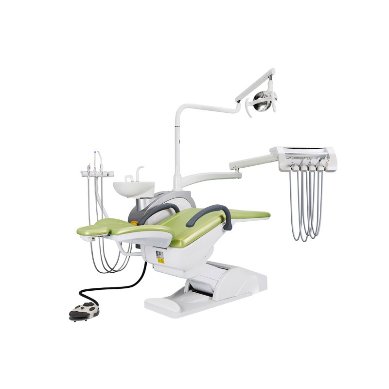 Стоматологическая установка CQ-217 (СО-004М-02) Нижняя подача синий