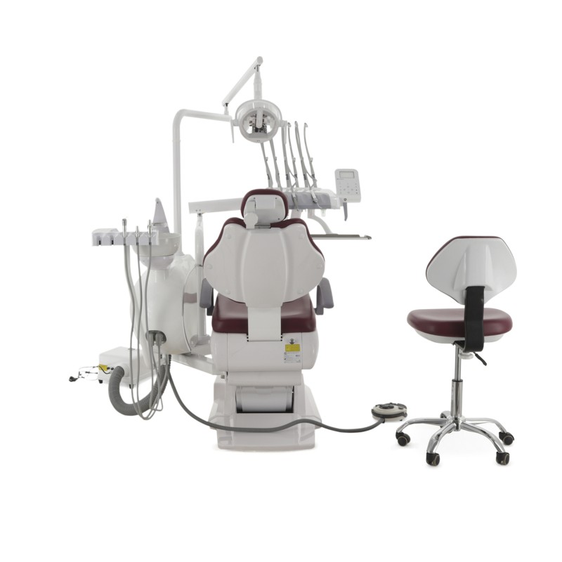 Стоматологическая установка CQ-217 (СО-005М-00) Верхняя подача бордо
