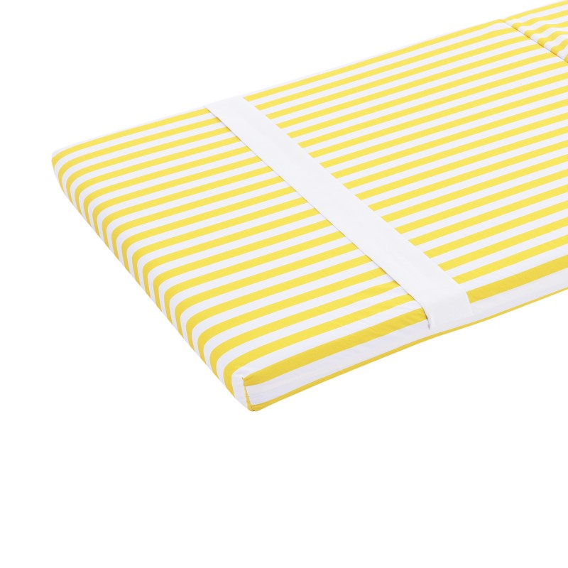 Матрас для шезлонга (Yellow-Stripe-подголовник)
