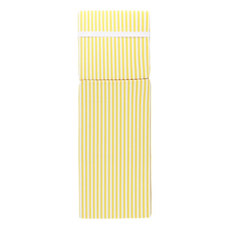 Матрас для шезлонга (Yellow-Stripe-подголовник)