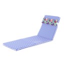 Матрас для шезлонга (Blue-Stripe-подголовник) MALURRE