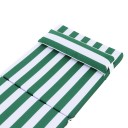 Матрас для шезлонга (Зеленая-Полоса-подголовник)