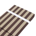 Матрас для шезлонга (Коричневая-Полоса-подголовник)