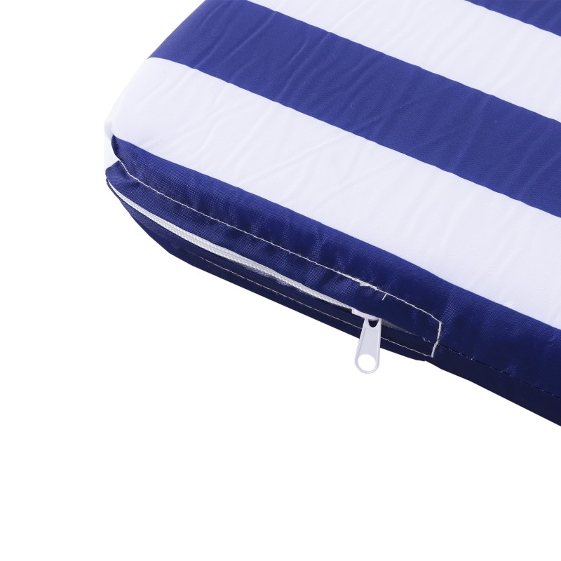 Матрас для шезлонга (Сине-белая-Полоса)