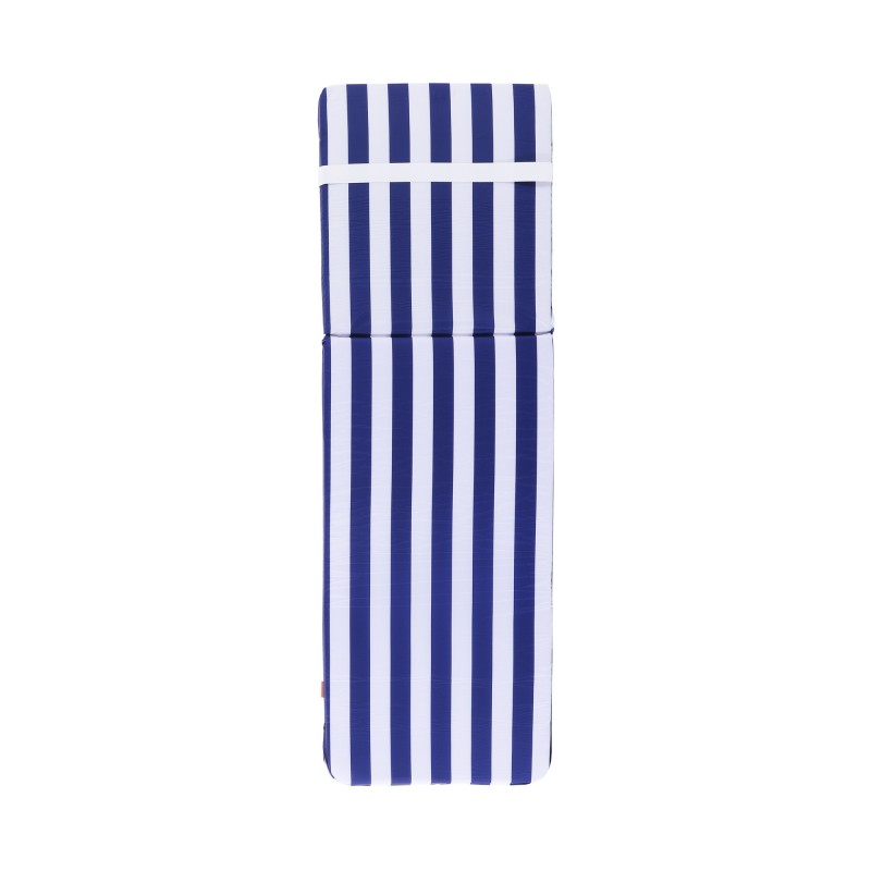 Матрас для шезлонга (Сине-белая-Полоса)