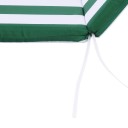 Матрас для шезлонга (зелено-белая- полоса)