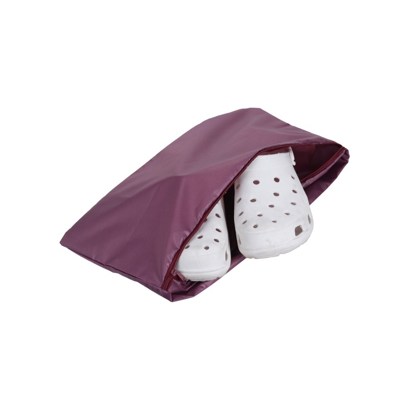 Водонепроницаемый чехол для обуви на молнии 45х23 см. (голубой, бордовый)