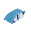 Водонепроницаемый чехол для обуви на молнии 45х23 см. (голубой, бордовый)