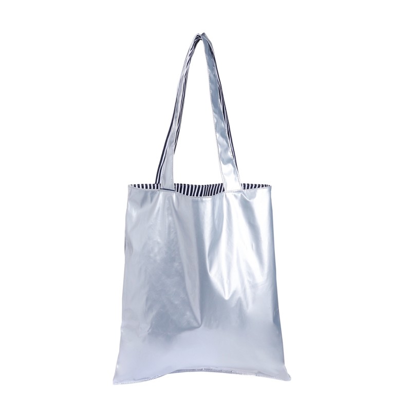 Сумка-шоппер silver strip