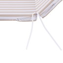 Матрас для шезлонга белая бежевая полоса Beige-Stripe 