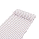 Матрас для шезлонга белая бежевая полоса Beige-Stripe 