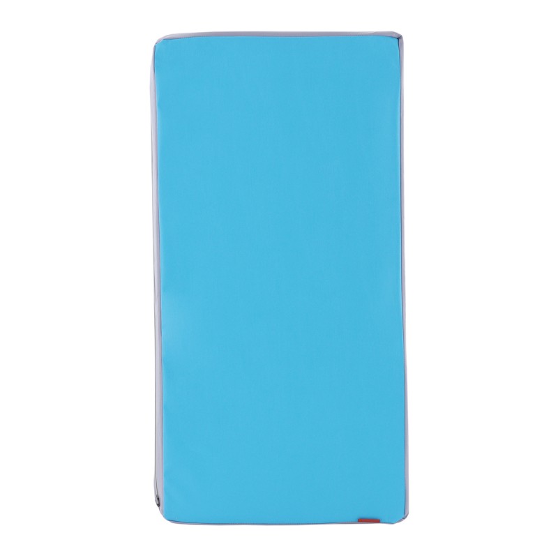 Мат спортивный детский серо-голубой 100х50 см 