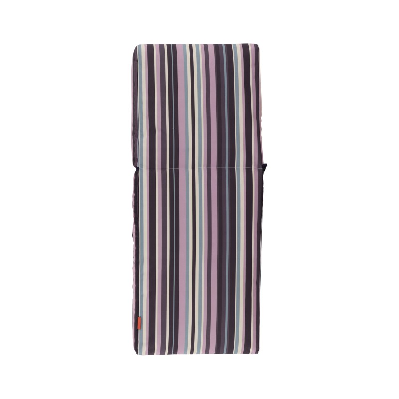 Матрас-подушка на кресло полоски (сиреневый) 