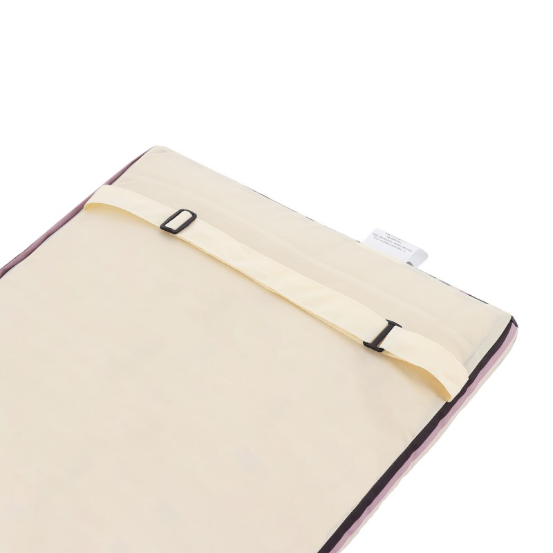 Матрас-подушка на кресло полоски (сиреневый) 