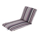 Матрас-подушка на кресло полоски (сиреневый) 