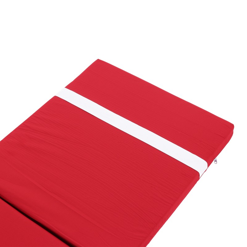 Матрас для шезлонга (Красный-подголовник) 