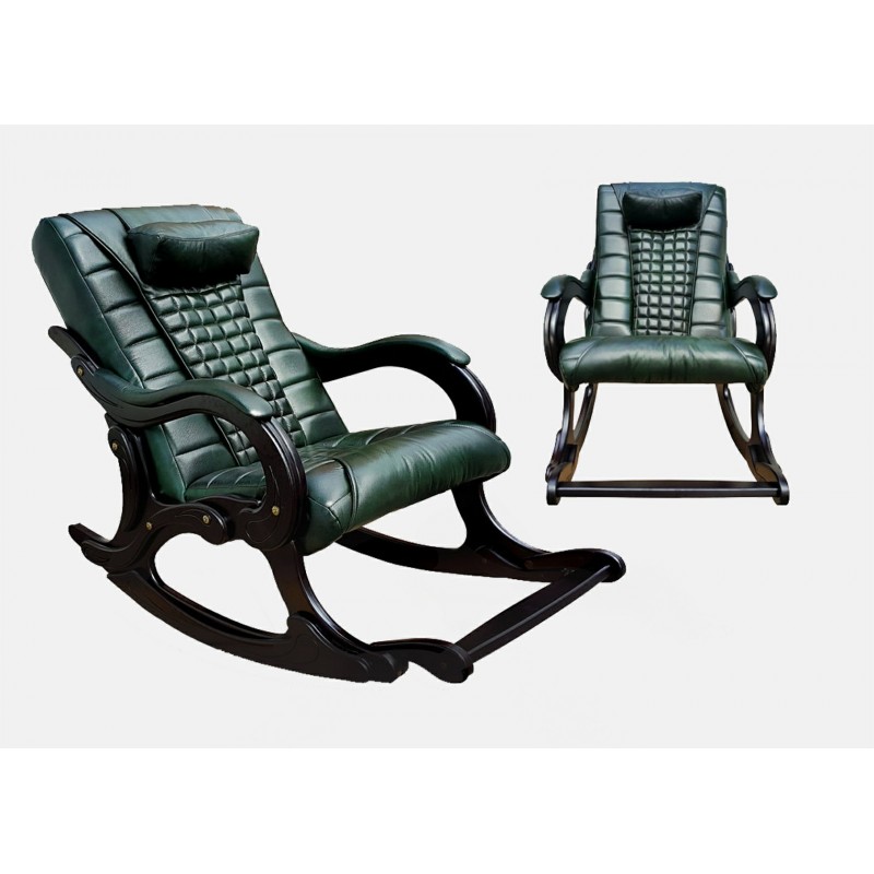 Массажное кресло-качалка EGO WAVE EG-2001 ELITE (цвет Малахит)