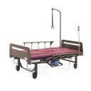 Кровать механическая Med-Mos YG-5 (РМ-5624Н-05) ЛДСП  с боковым переворачиванием, туалетным устройством и функцией «кардиокресло» Кровать механическая Med-Mos YG-5 (РМ-5624Н-05) ЛДСП  с боковым переворачиванием, туалетным устройством и функцией «кардиокресло»