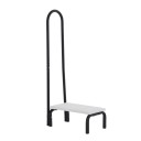 Ступень СТ-2  Belberg с поручнем для ванной комнаты Black Edition
