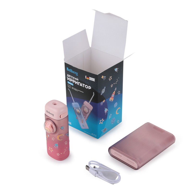 Детский ирригатор JM01226 Belberg розовый