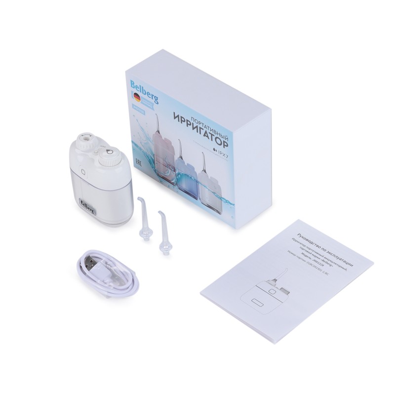 Портативный ирригатор JM01228 Belberg белый