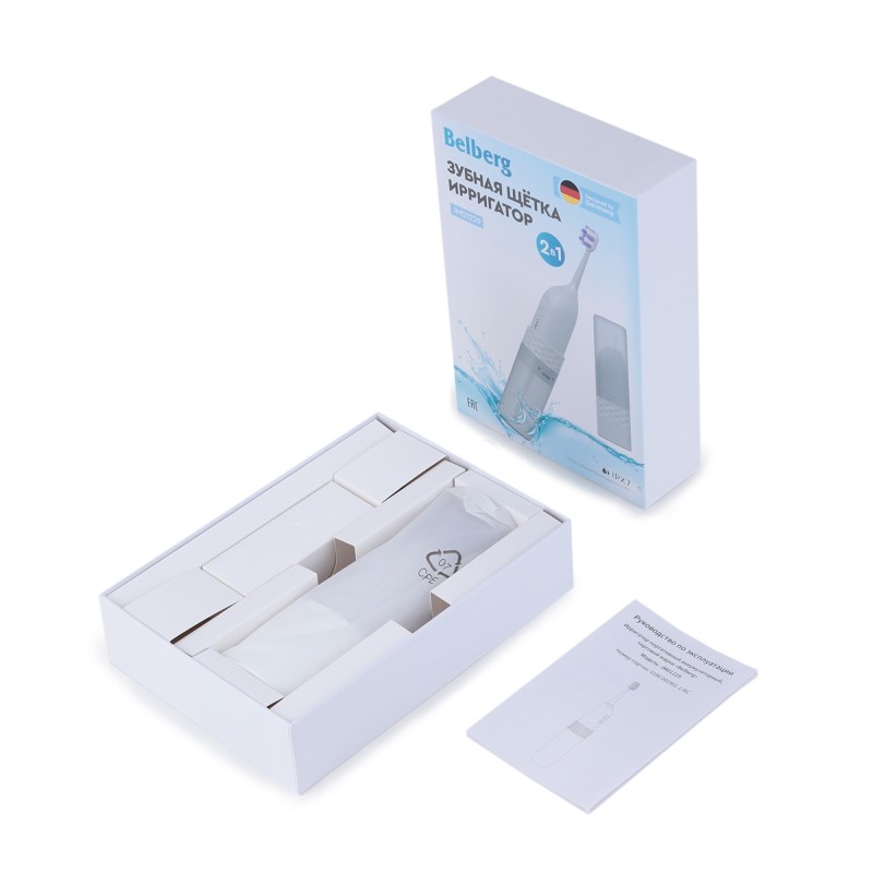 Зубная щетка ирригатор JM01229 Belberg белый
