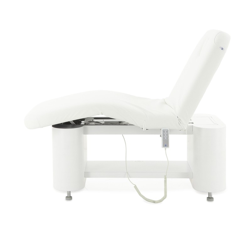 Массажный стол электрический Med-Mos ММКМ-2 (КО-152.1Д) белый, с подогревом ложа