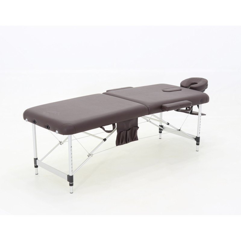 Массажный стол складной алюминиевый Med-Mos JFAL01A 2-х секционный Med-Mos JFAL01A 2-х секционный МСТ-002Л  (PA2.20.10A)